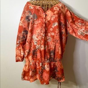 Croft & Barrow Cinch Waist Blouse XL